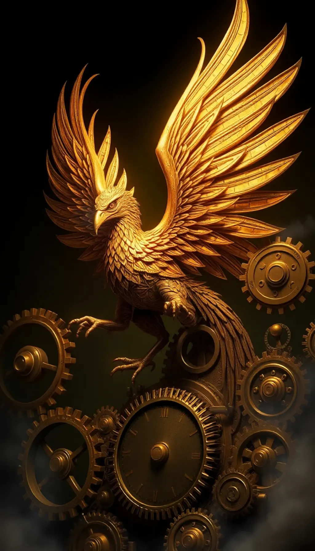 AI-generated fantasy dragon and crystal tower — AI artwork creator